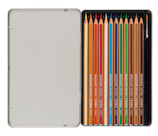 LAPICES DE COLOR LYRA GRADUATE ACUARELABLES EN LATA 12C 73726