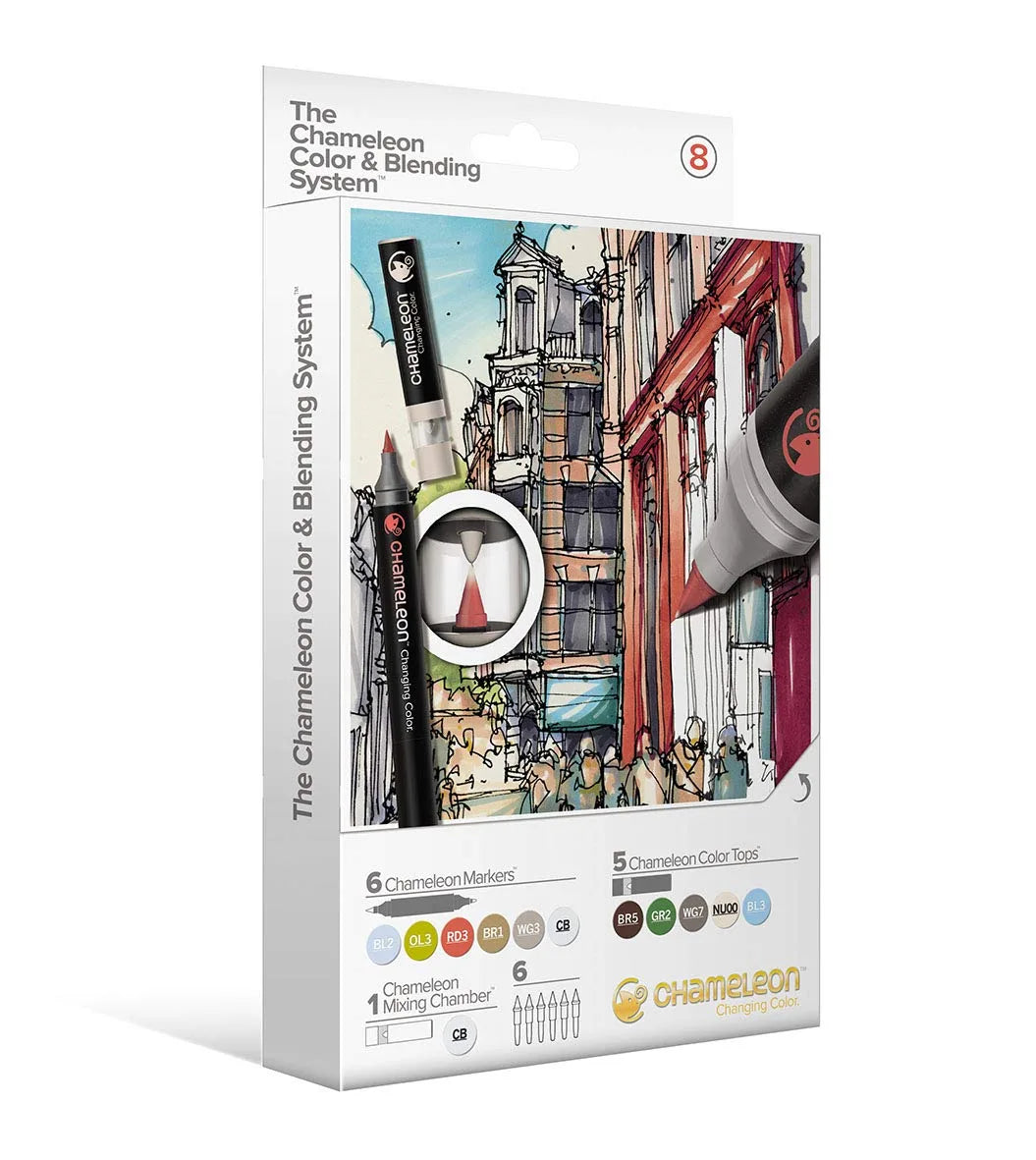 ROTULADORES CHAMELEON DOBLE PUNTA NO.08 ECHCS6608