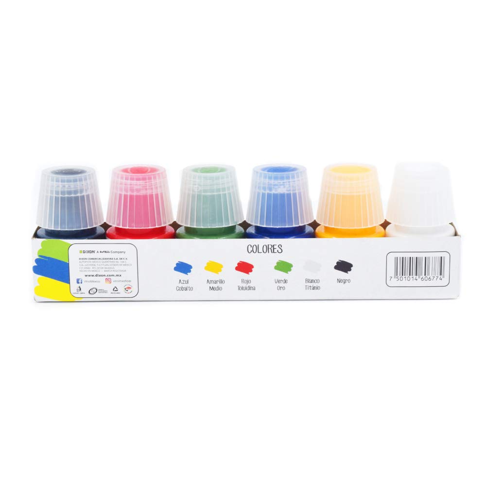 PINTURA ACRILICA VINCI ARTS C/6 COLORES 25 ml 42481