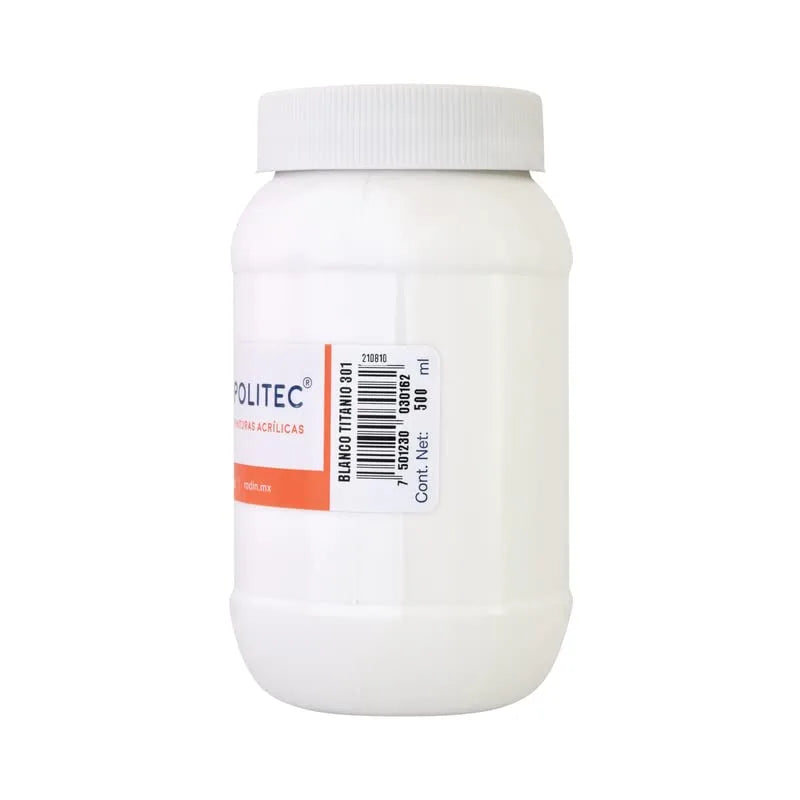 PINTURA POLITEC L-300 500ML 301 BLANCO TITANIO 14108