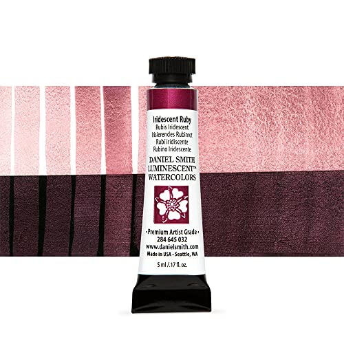 ACUARELA DANIEL SMITH 5ML IRIDESCENT RUBY LUMINESCENT S1 30580