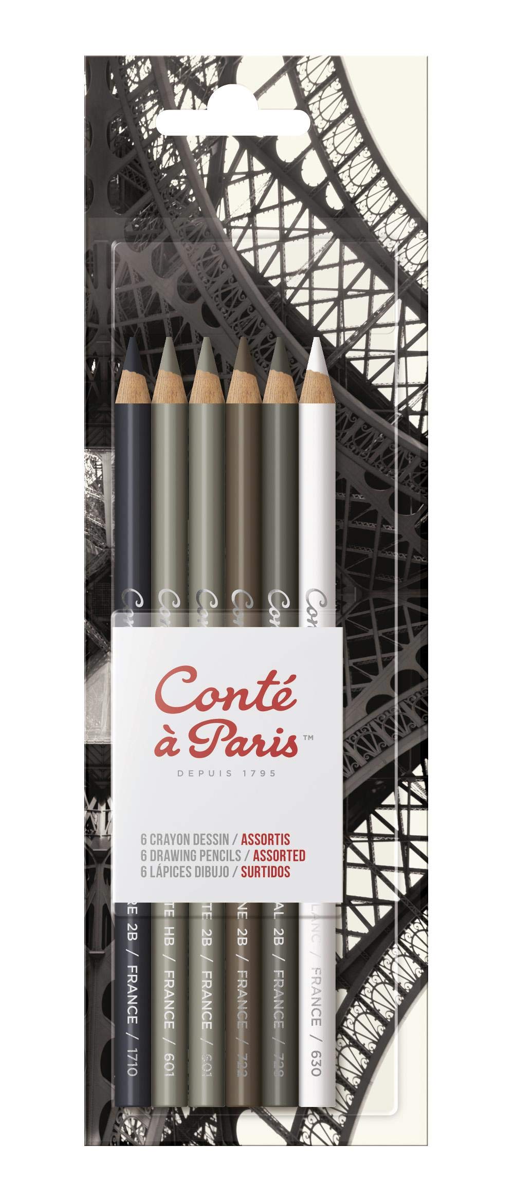 LAPIZ PASTEL CONTE SEPIA BL C6 18985