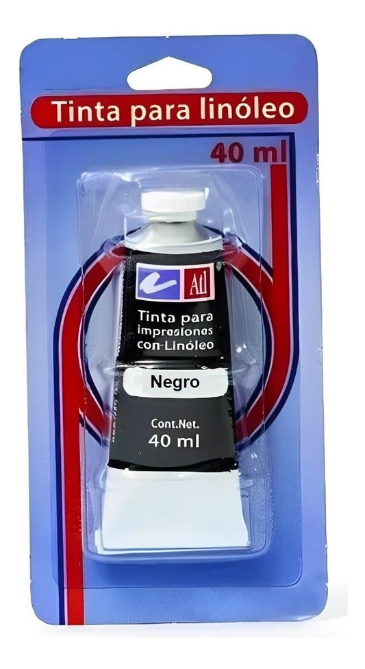 TINTA ATL LINOLEO BL 40ML. NEGRO 14810