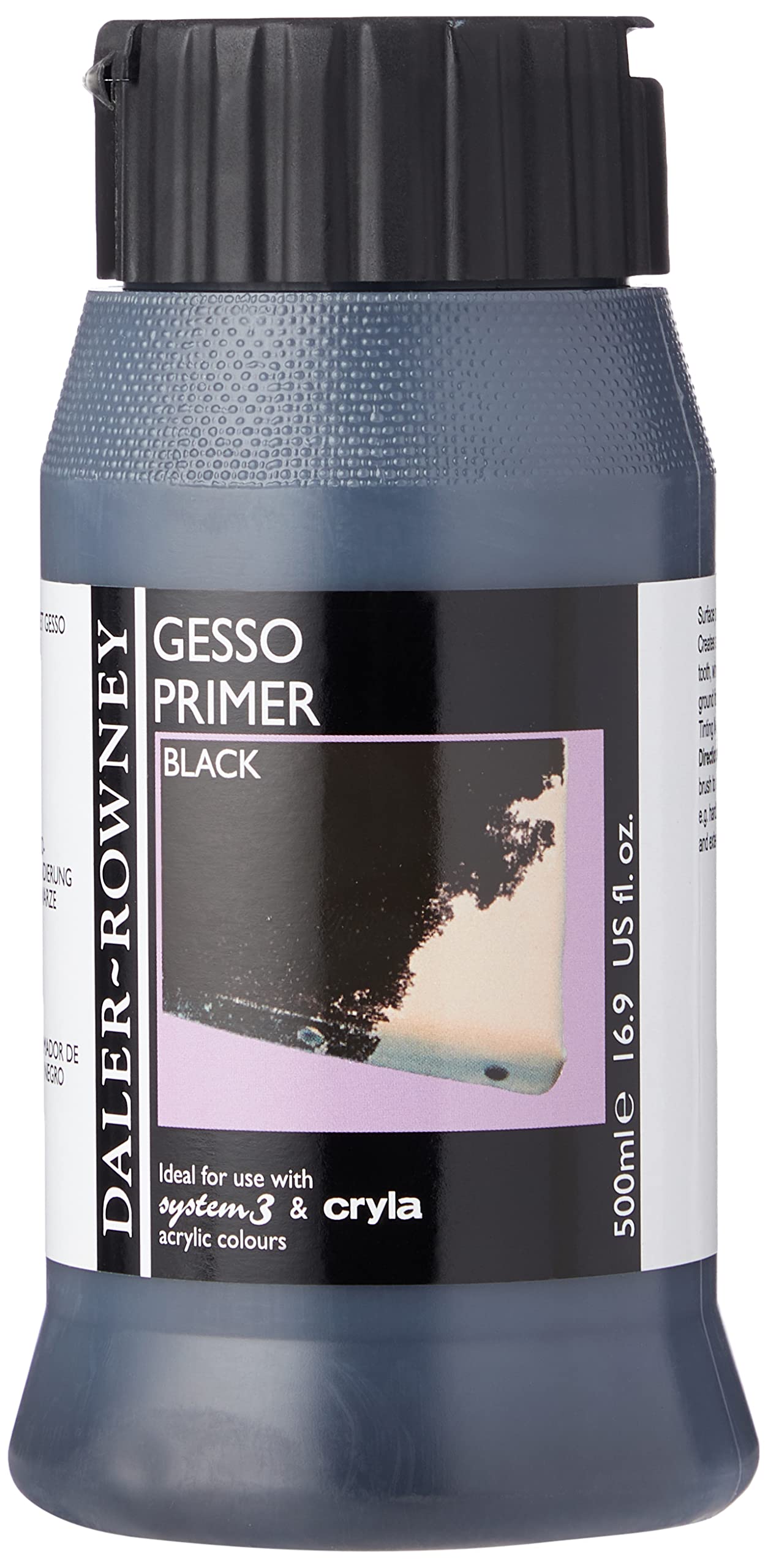 GESSO ARTIST BLACK 500ML 58435