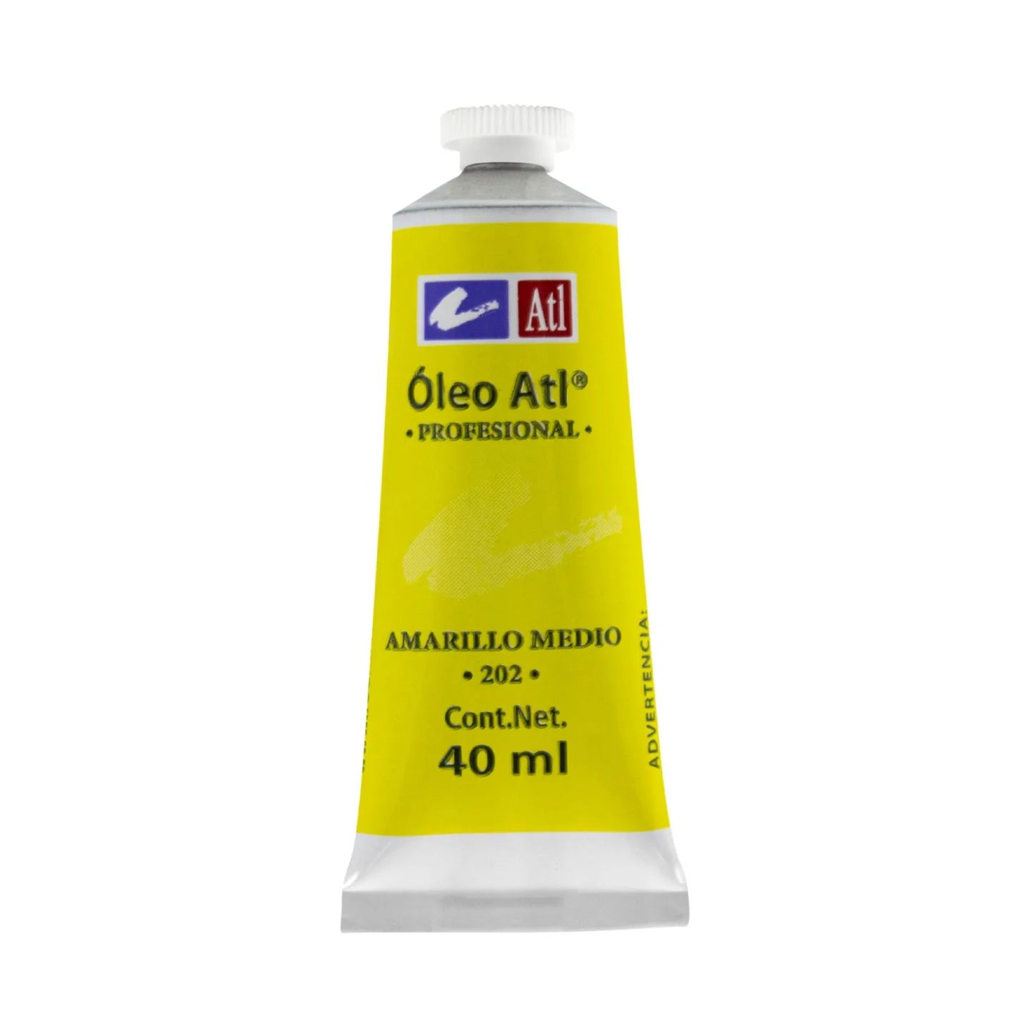 PINTURA AL OLEO ATL T-14 40ML AMARILLO MEDIO NO 202 11467