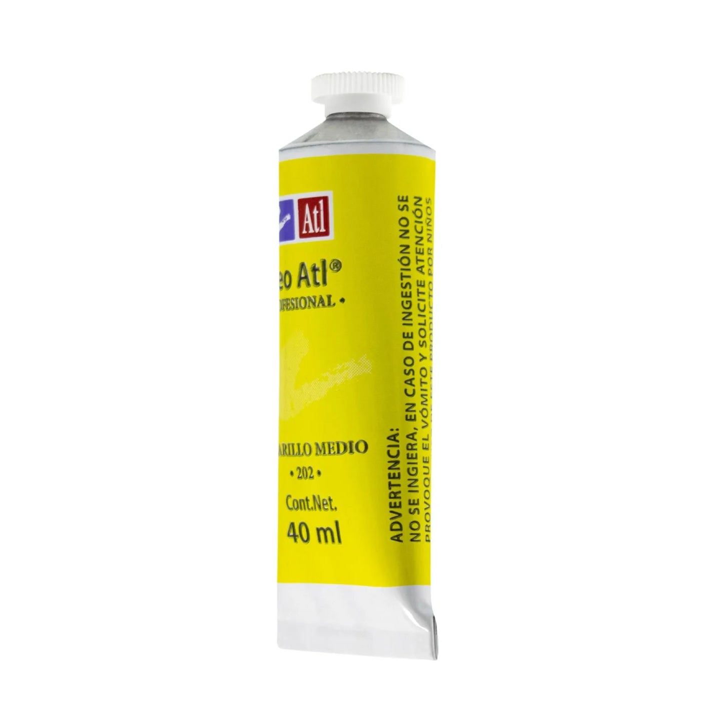 PINTURA AL OLEO ATL T-14 40ML AMARILLO MEDIO NO 202 11467