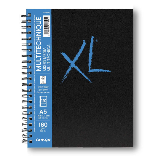 BLOCK CANSON BOOK XL MIX MEDIA A514.8x21cm 160g 120hj 73706