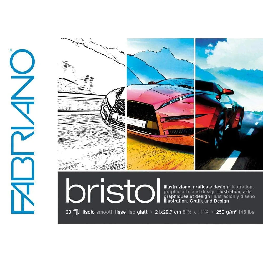 BLOCK FABRIANO BRISTOL 20H 21X29.7CM G250 559129