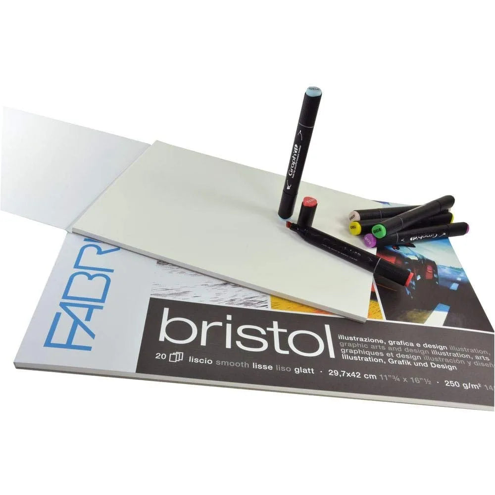 BLOCK FABRIANO BRISTOL 20H 21X29.7CM G250 559129