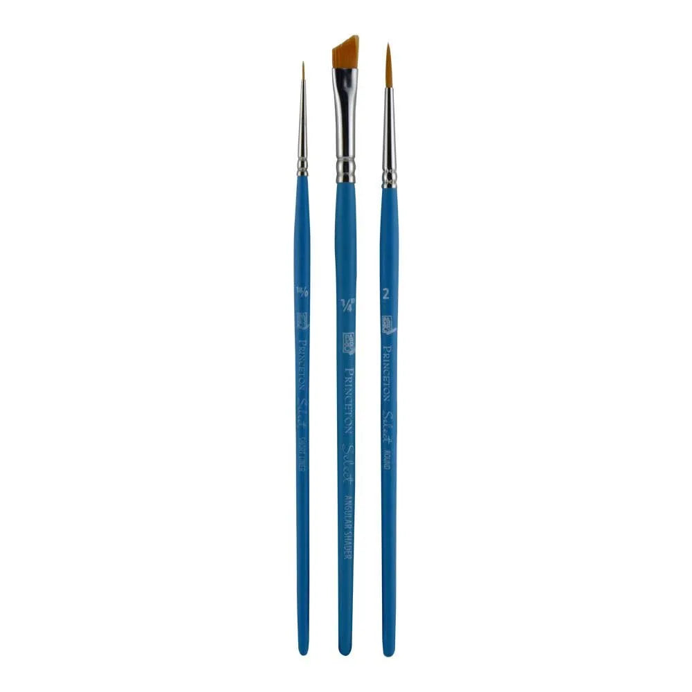 PINCELES PRINCETON SET 4 CON 3 PZAS 67982