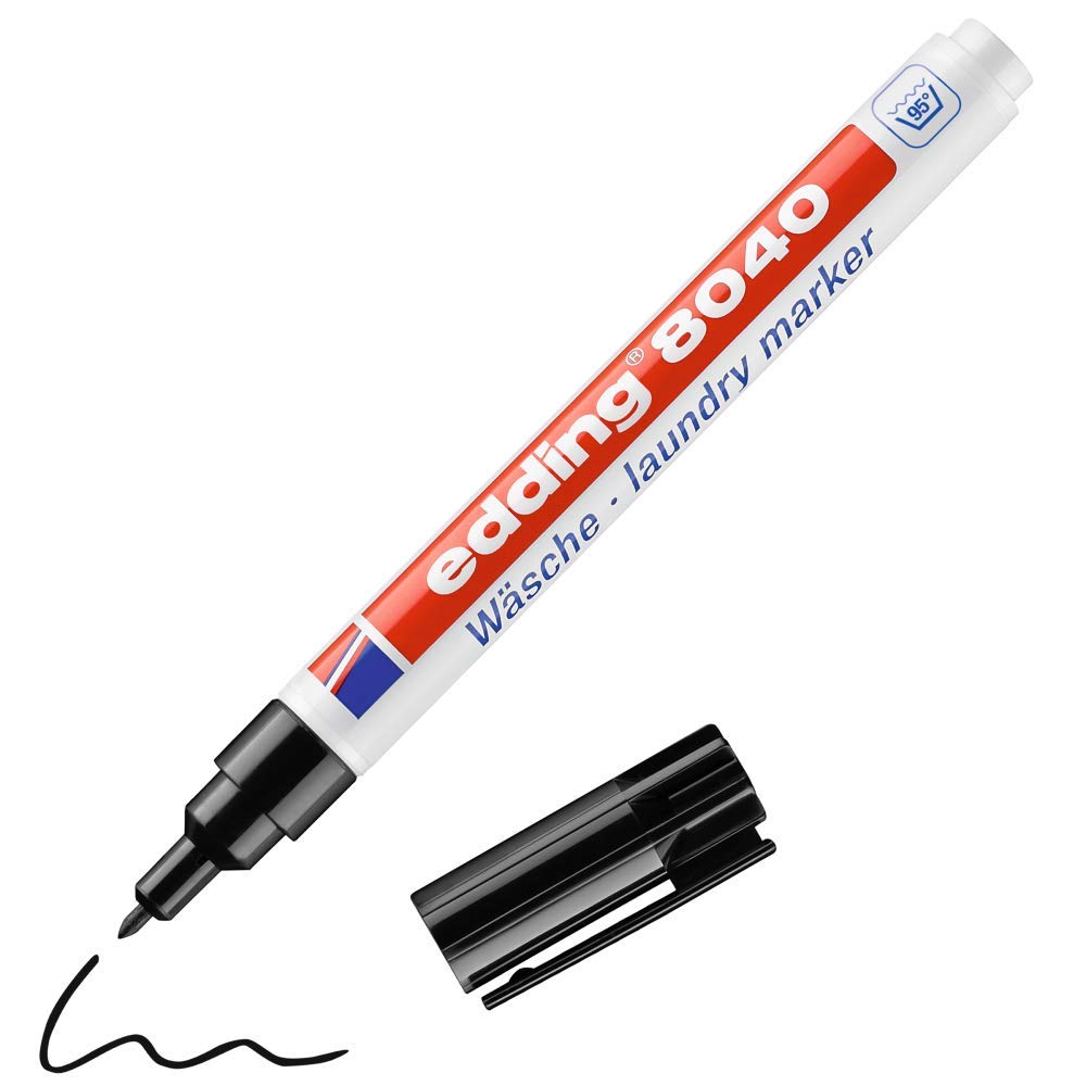 MARCADOR EDDING ESPECIAL PARA ROPA P. FINA 1MM NEGRO 61-E-8040-01