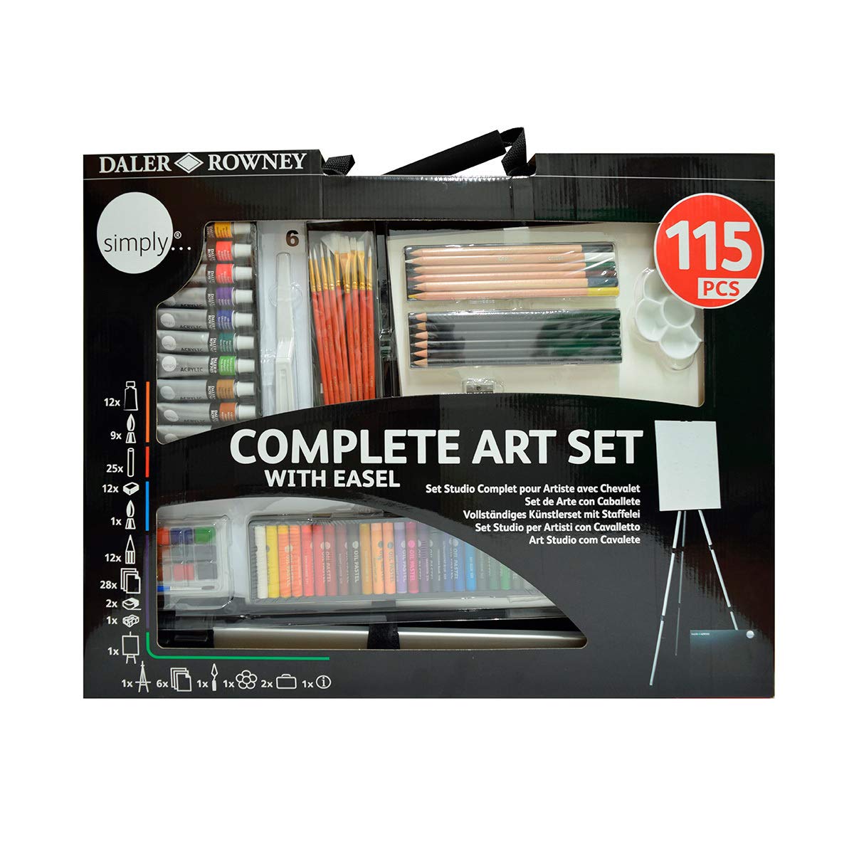 ART SET COMPLETO DALER & ROWNEY X 163 67431