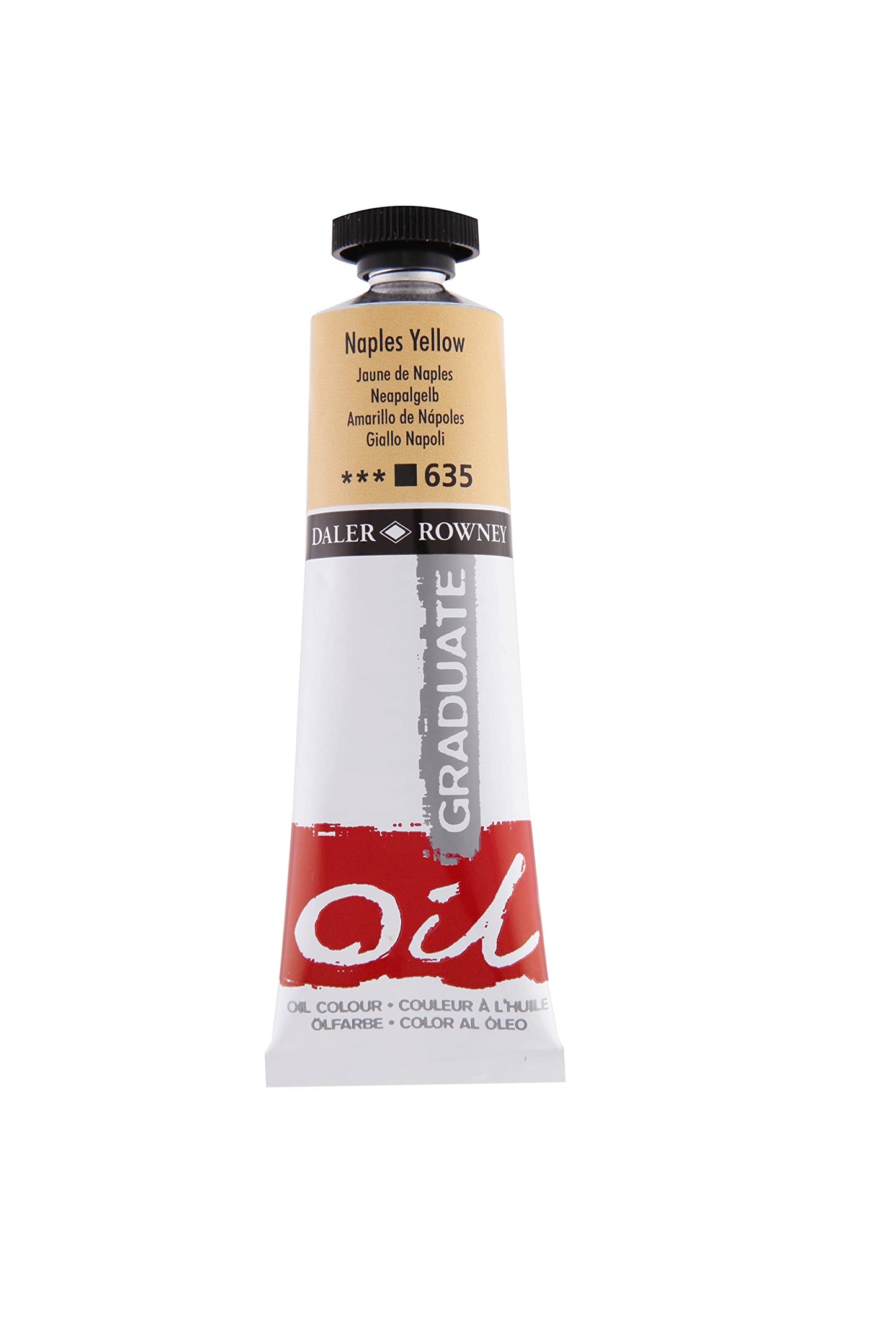 PINTURA AL OLEO GRAD OIL 38ML NAPLES YELLOW 58284