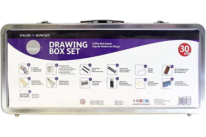 LAPICES DE COLOR SIMPLY DRAWING BOX SET 30 PZAS 64434