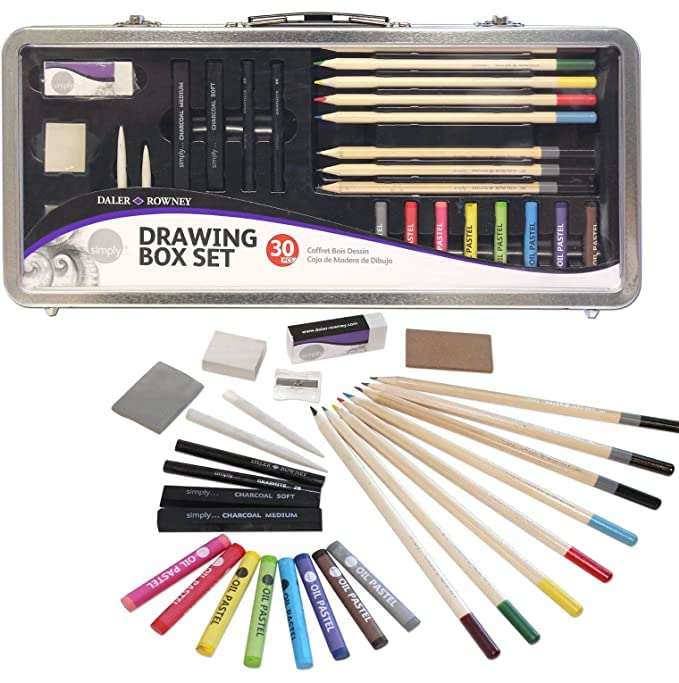LAPICES DE COLOR SIMPLY DRAWING BOX SET 30 PZAS 64434