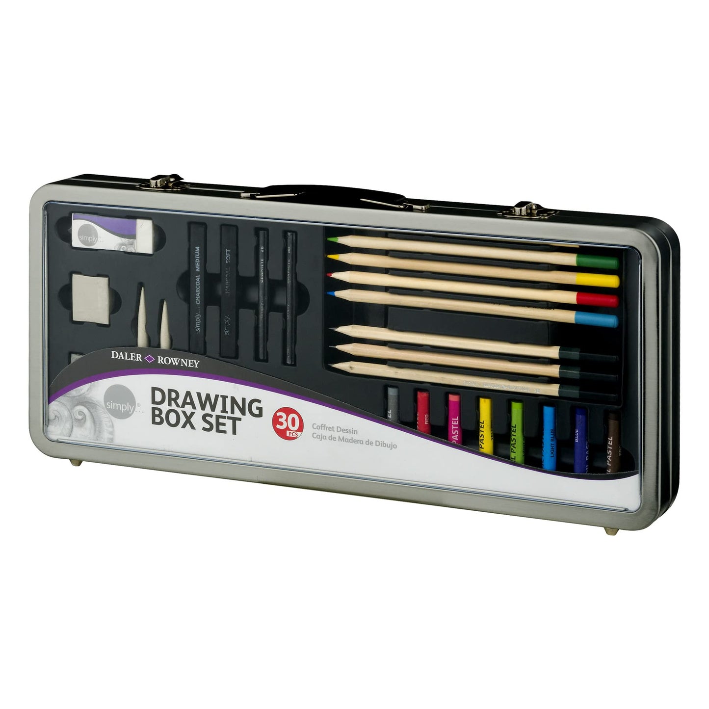 LAPICES DE COLOR SIMPLY DRAWING BOX SET 30 PZAS 64434