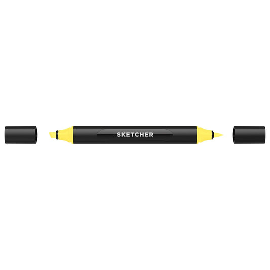 MARCADOR MOLOTOW SKETCHER P. BRUSH-CINCEL AMARILLO LIMON 29022