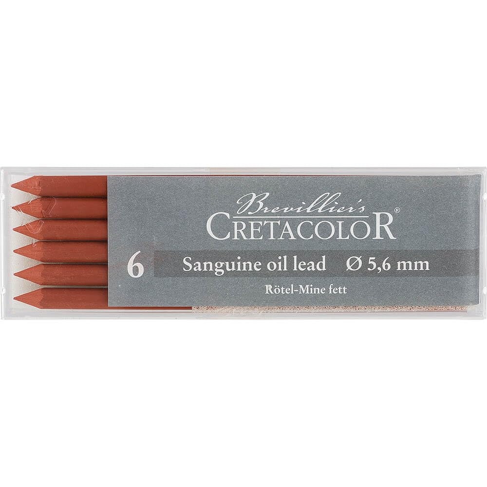 MINAS 5.6MM CRETACOLOR SANGUINA GRASO MEDIO EST.C6 ECC026202