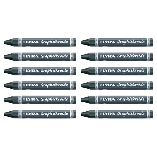 CRAYONES DE GRAFITO LYRA PERMANENTE GRADO 9B C12 51781