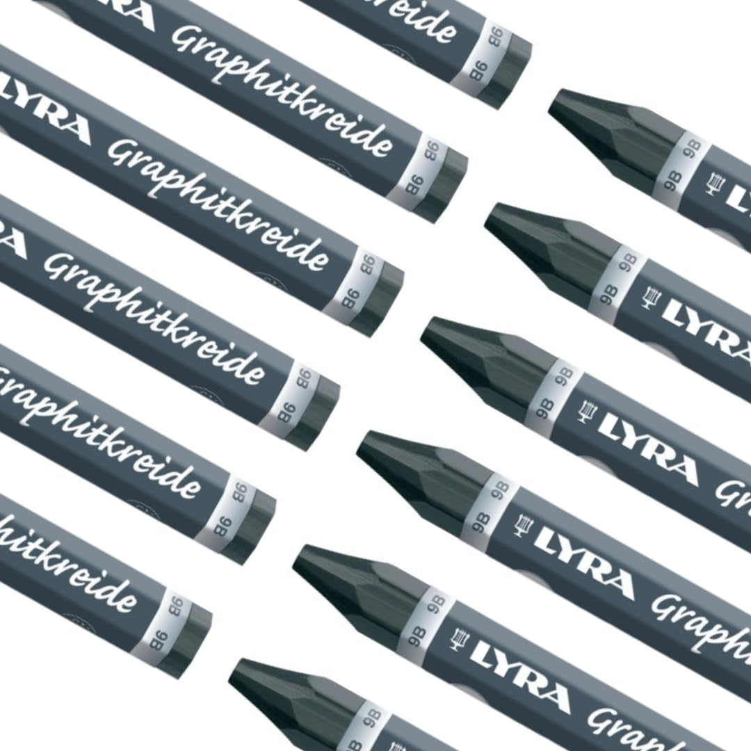 CRAYONES DE GRAFITO LYRA PERMANENTE GRADO 9B C12 51781