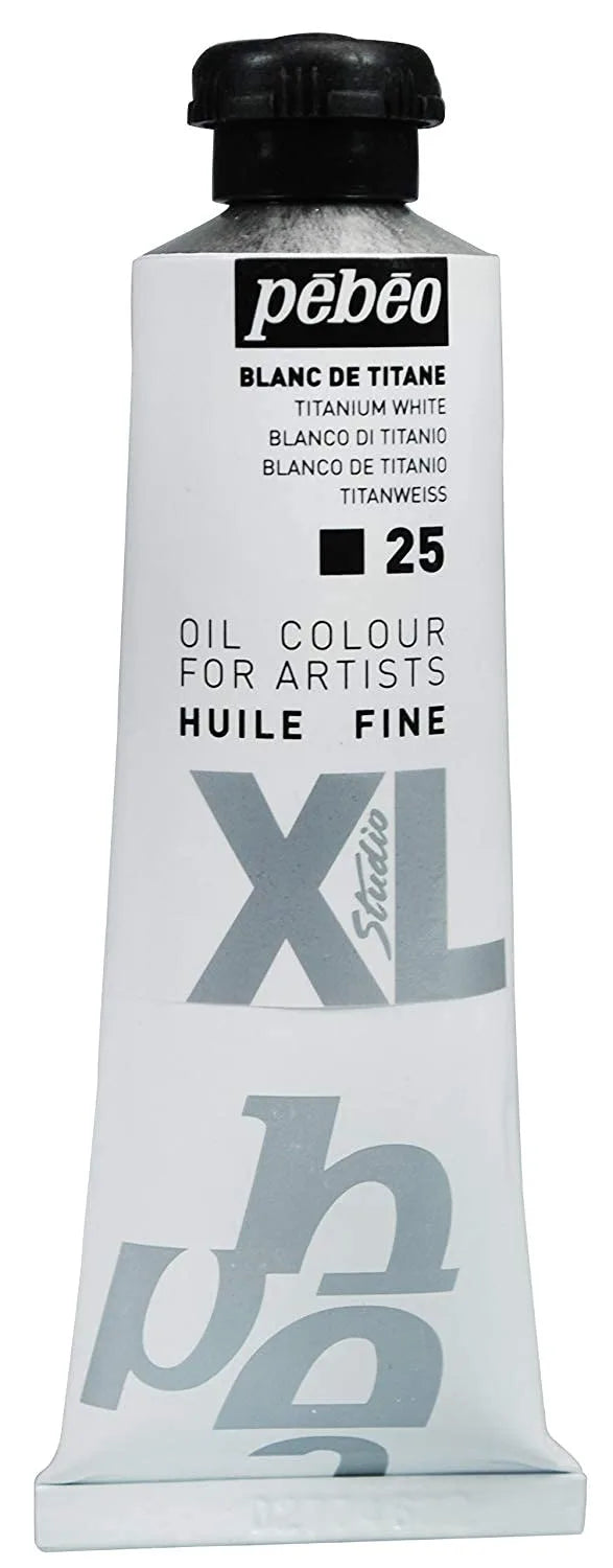 PINTURA AL OLEO PEBEO XL 37 ML 025 BLANCO DE TITANIO 120025