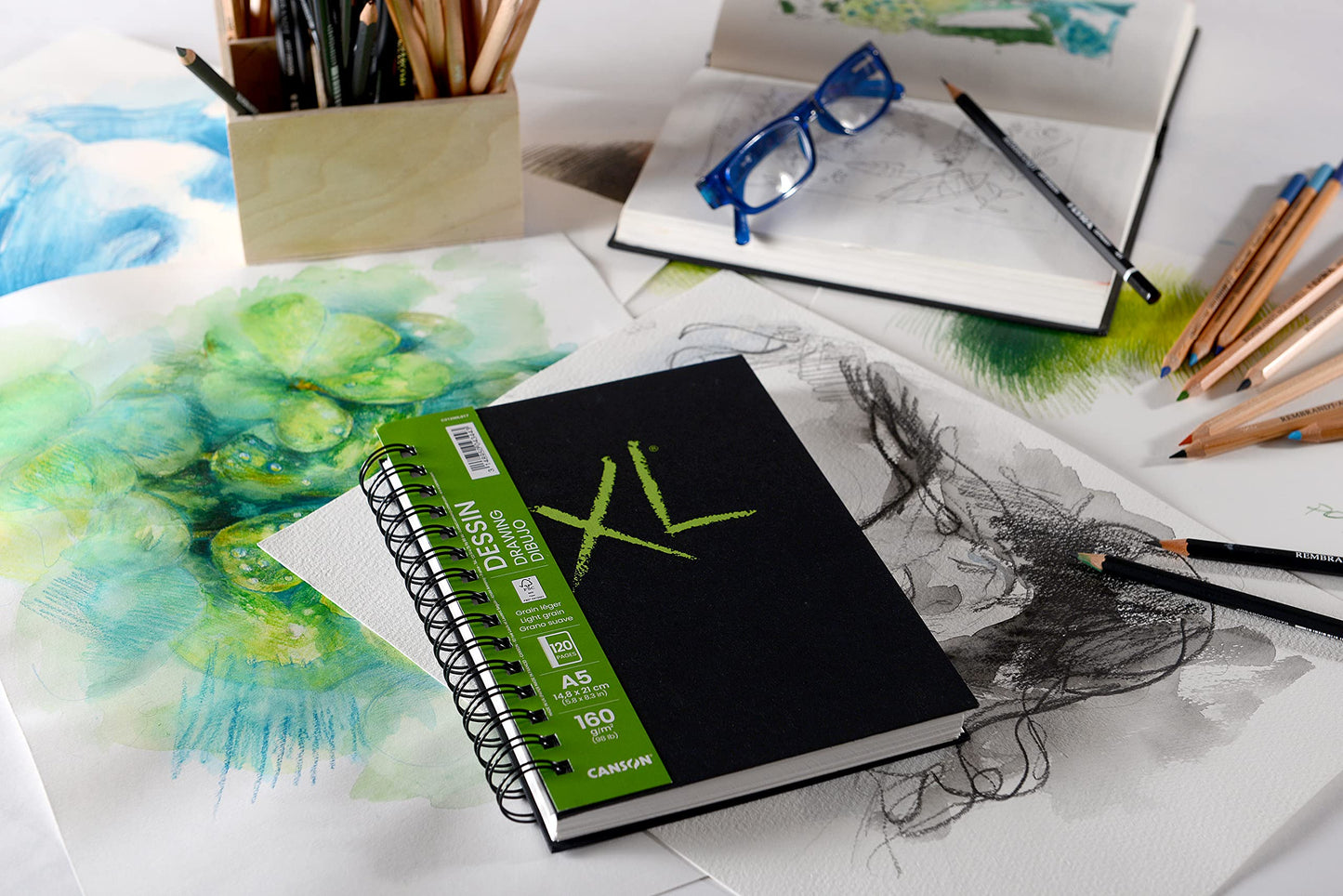 BLOCK CANSON BOOK XL DESSIN A5 14.8x21cm 160G 100HJ SGC 73708