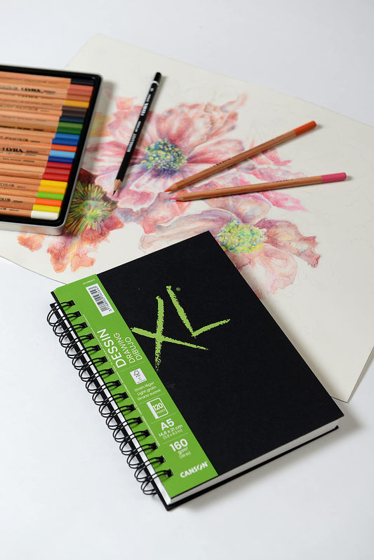 BLOCK CANSON BOOK XL DESSIN A5 14.8x21cm 160G 100HJ SGC 73708