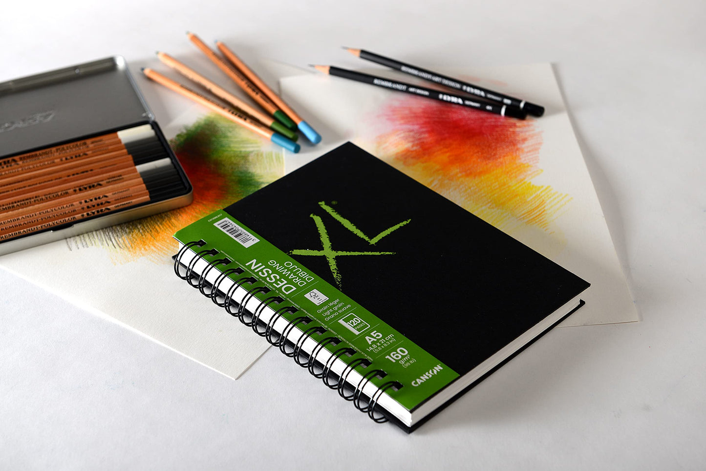 BLOCK CANSON BOOK XL DESSIN A5 14.8x21cm 160G 100HJ SGC 73708