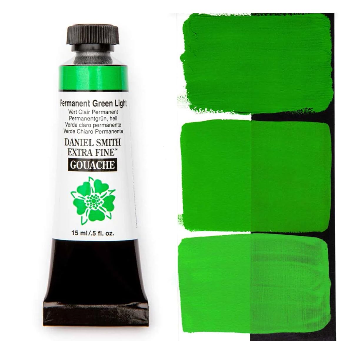 GOUACHE DANIEL SMITH 15ML PERMANENT GREEN LIGHT S1 30637
