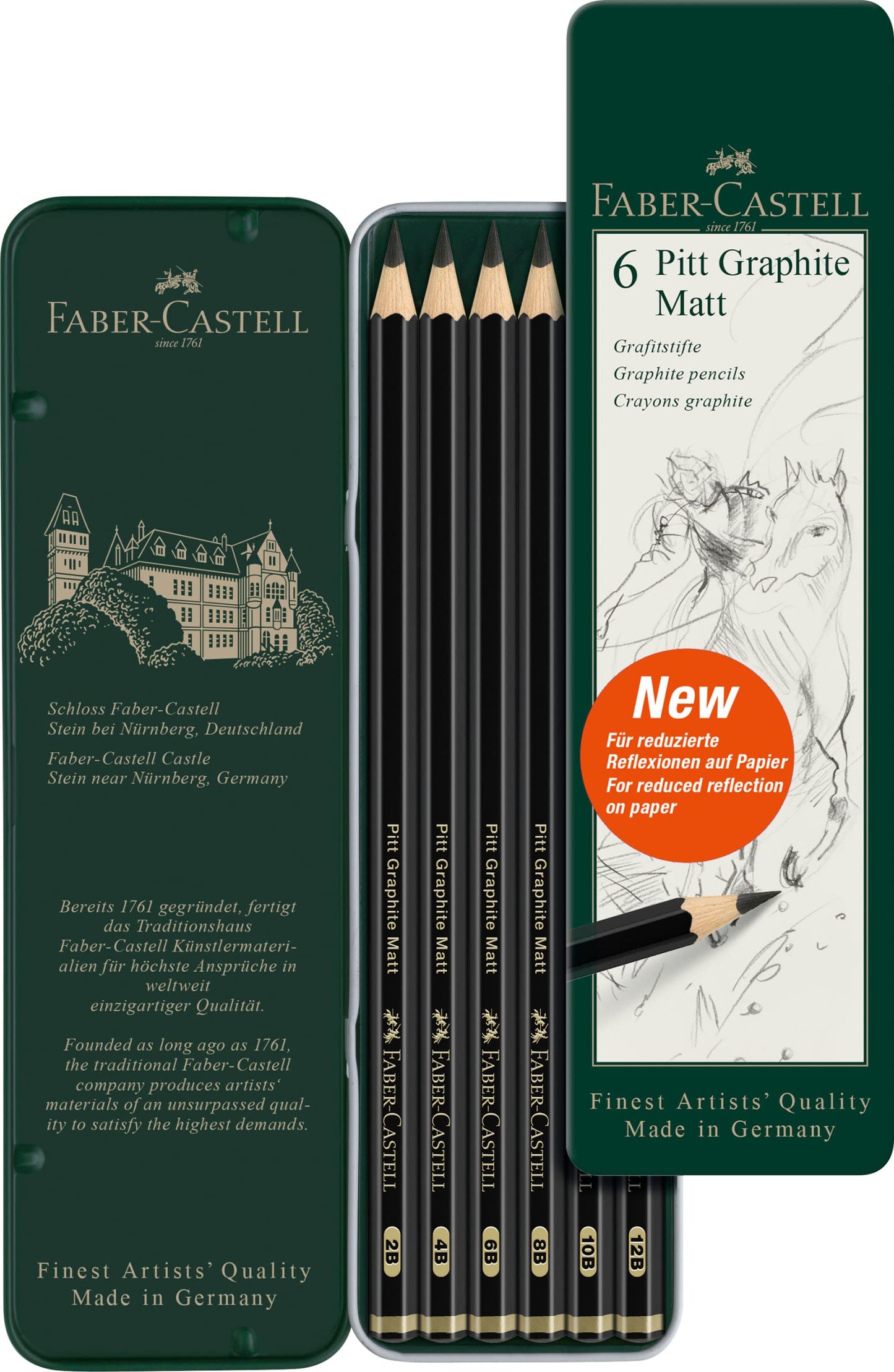 Lapiz Grafito FC Graphite Matt x 6 115207