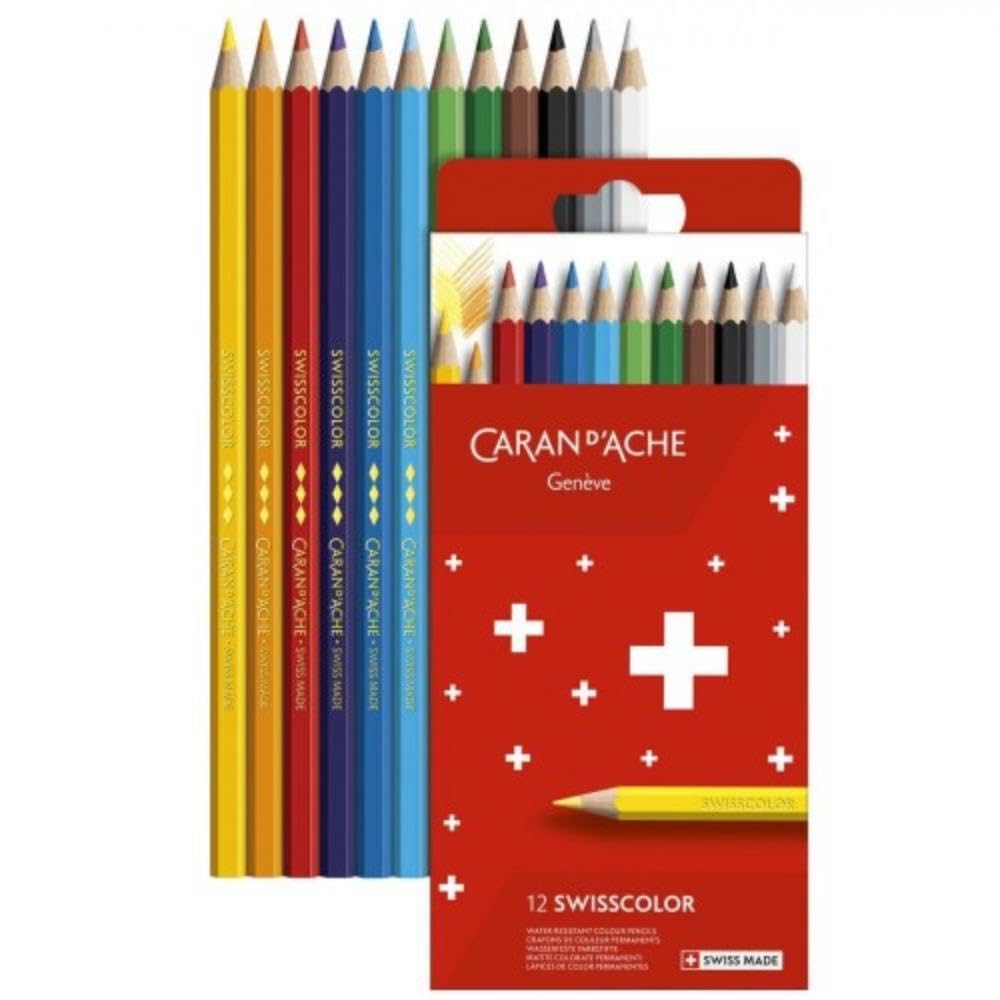 LAPICES DE COLOR CARAN`D ARCHE ESCOLAR SWISS COLOR C12 73-1284.812