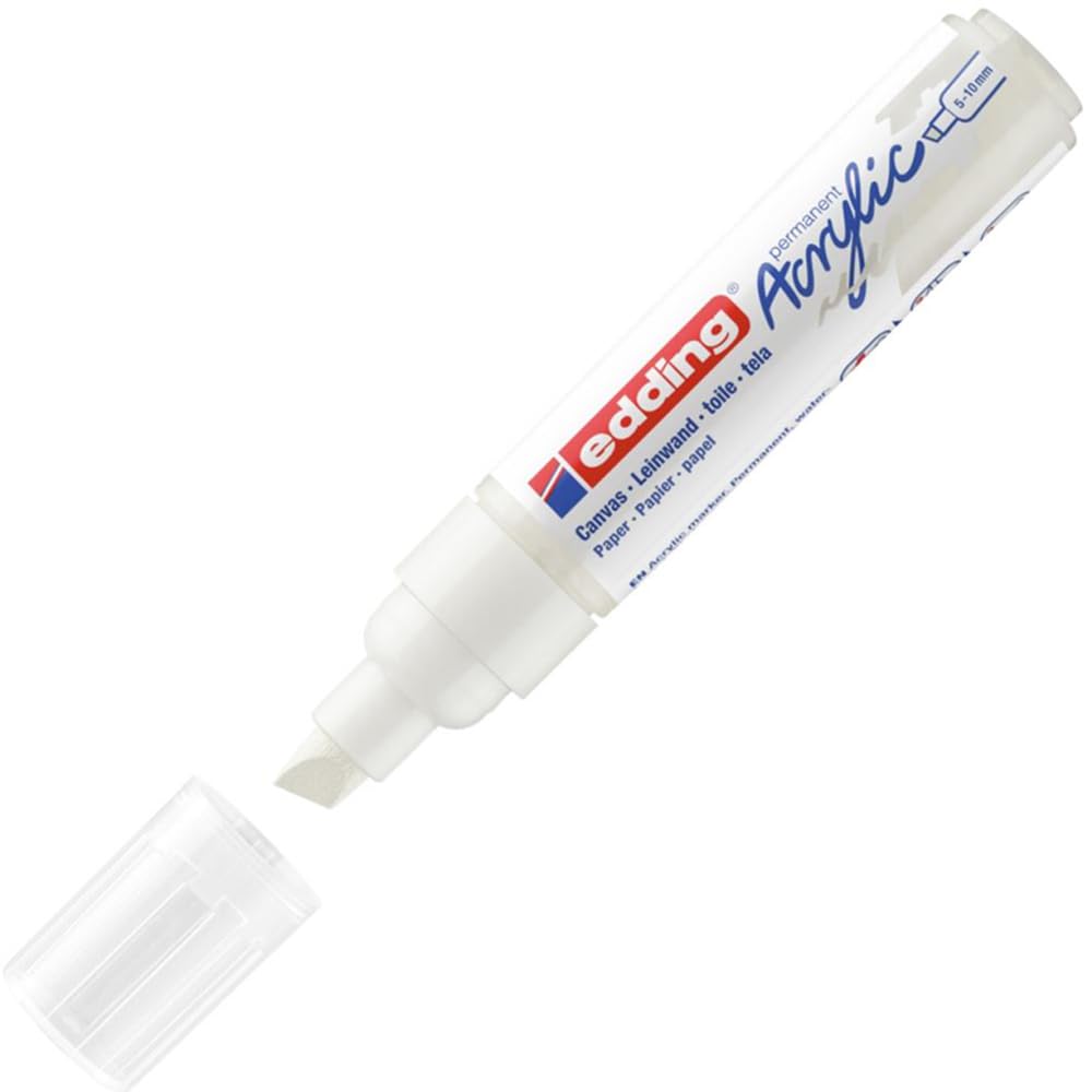 MARCADOR EDDING ACRYLIC 5-10MM BLANCO 61-E-5000-922
