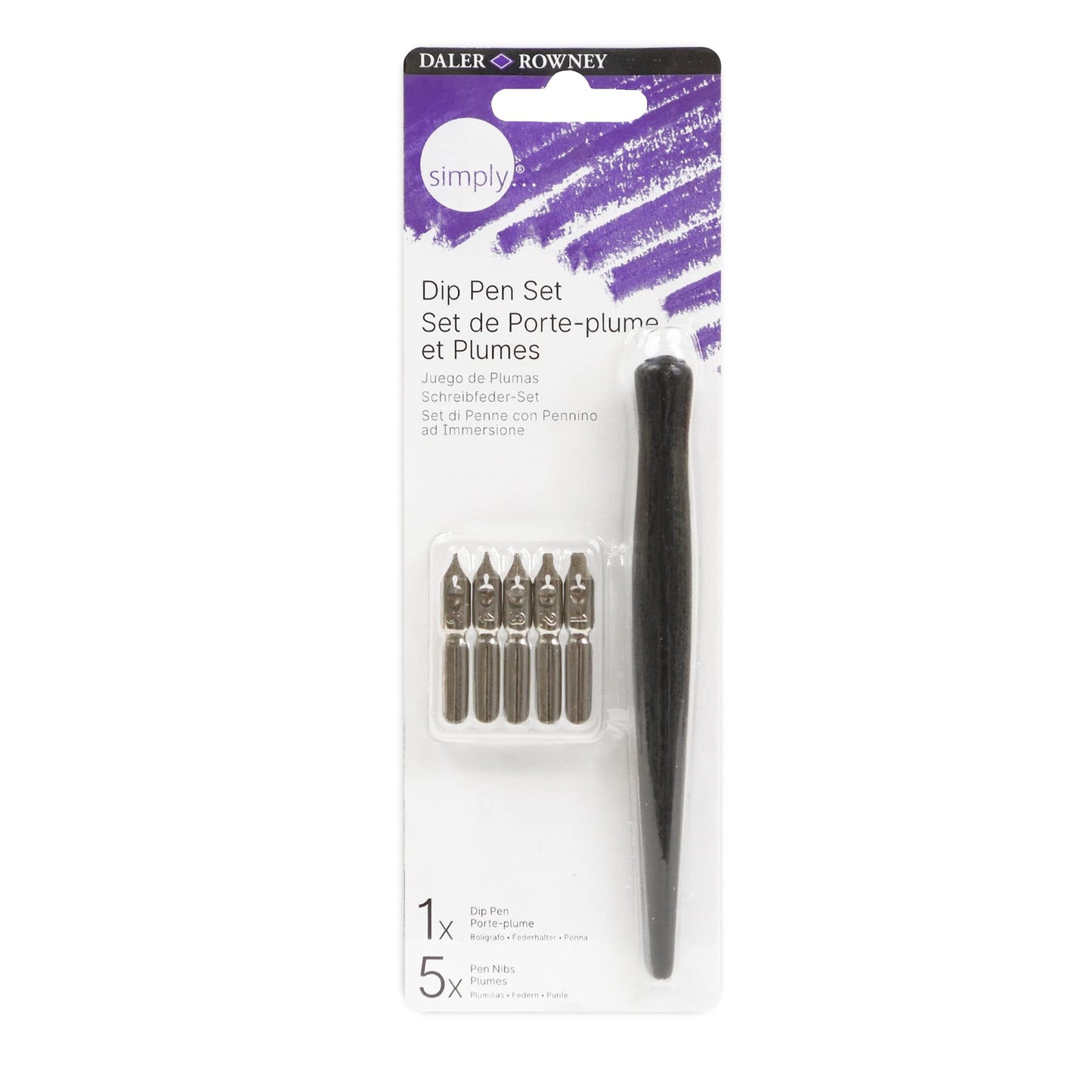 PLUMA CALIGRAFIA SIMPLY SET C5 PZ DALER & ROWNEY 68425