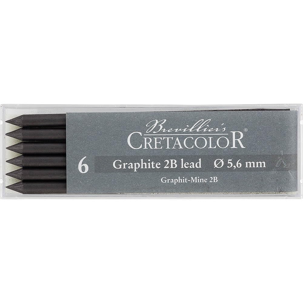MINAS 5.6MM CRETACOLOR GRAFITO 2B ESPECIAL PARTISTA EST.C6 ECC026182