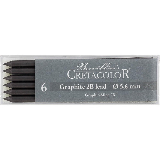 MINAS 5.6MM CRETACOLOR GRAFITO 2B ESPECIAL PARTISTA EST.C6 ECC026182