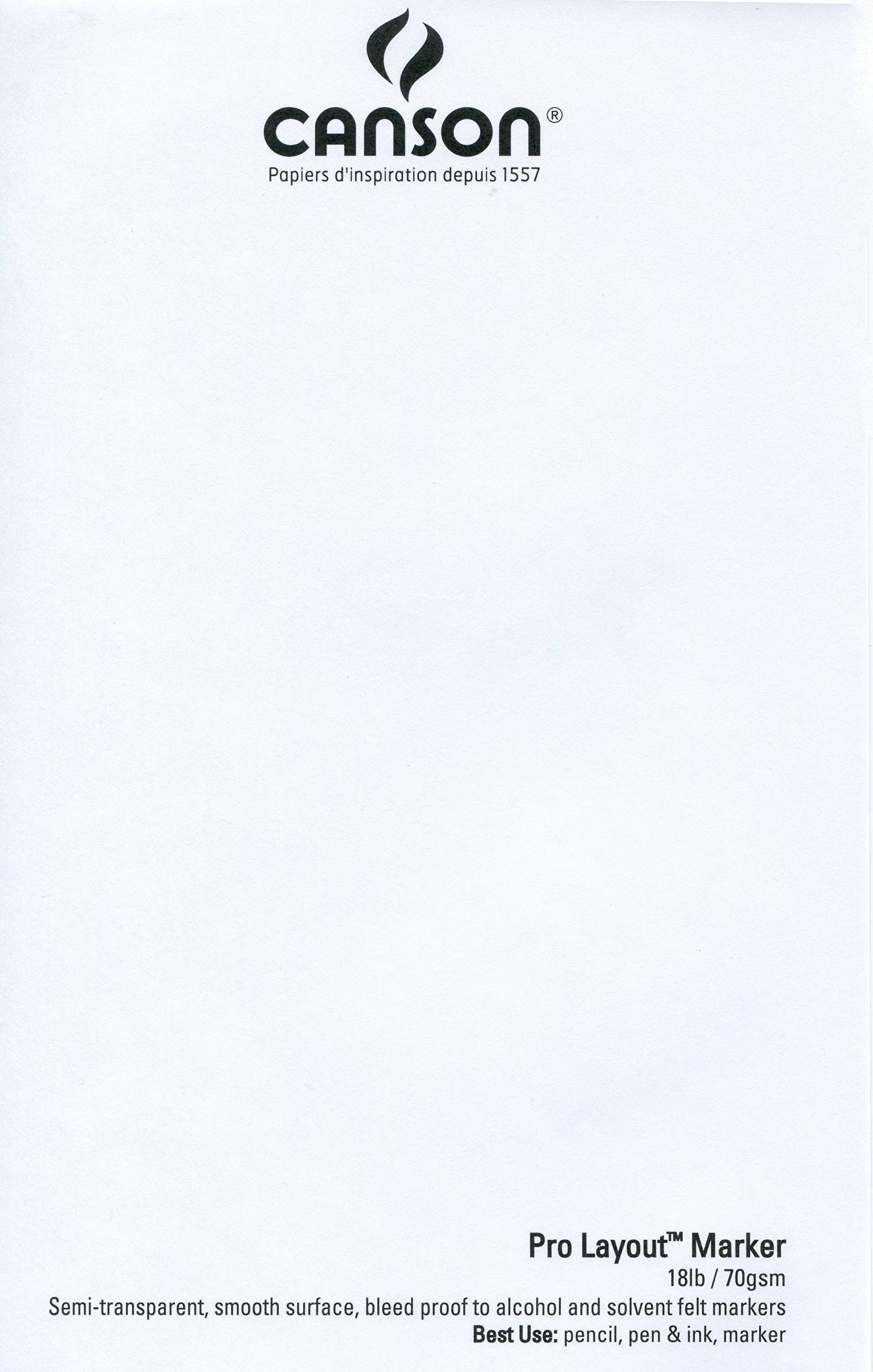 BLOCK CANSON MARKER 27.5X35CM 70G 50H 57528