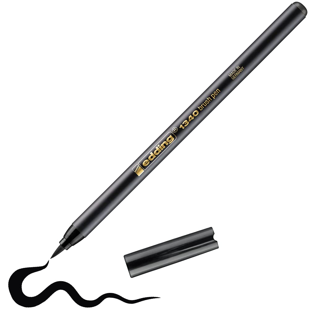 ROTULADOR EDDING P. PINCEL FLEXIBLE NEGRO 61-E-61-E-1340-01