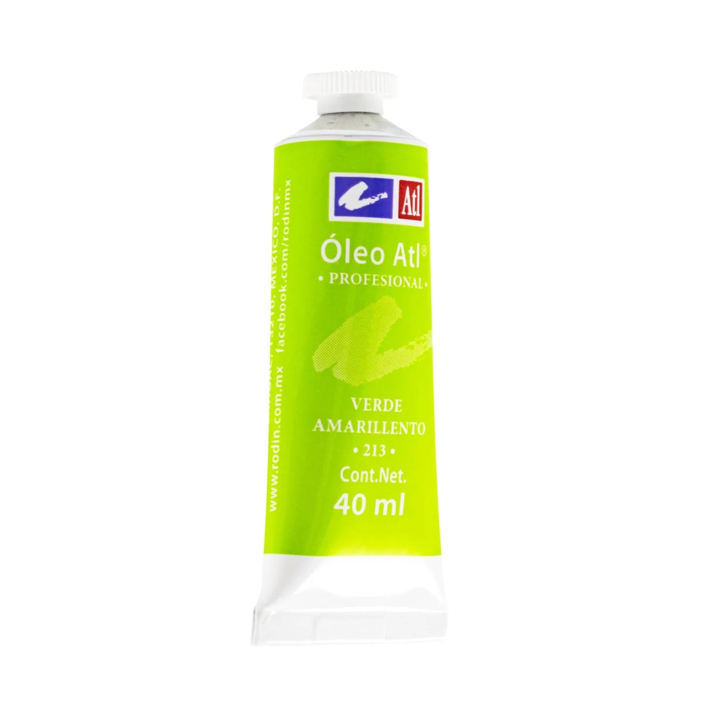 PINTURA AL OLEO ATL T-14 40ML VERDE AMARILLENTO NO 213 11476