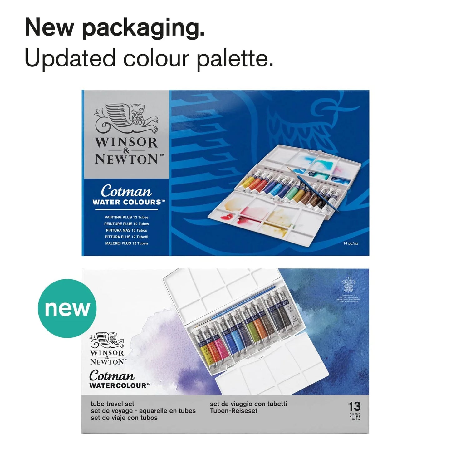 ACUARELAS W&N COTMAN SET C12 TUBOS 8ML PTG PLUS 30754