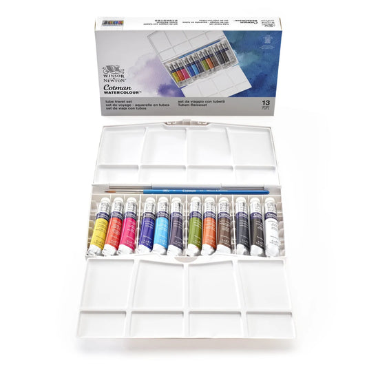ACUARELAS W&N COTMAN SET C12 TUBOS 8ML PTG PLUS 30754