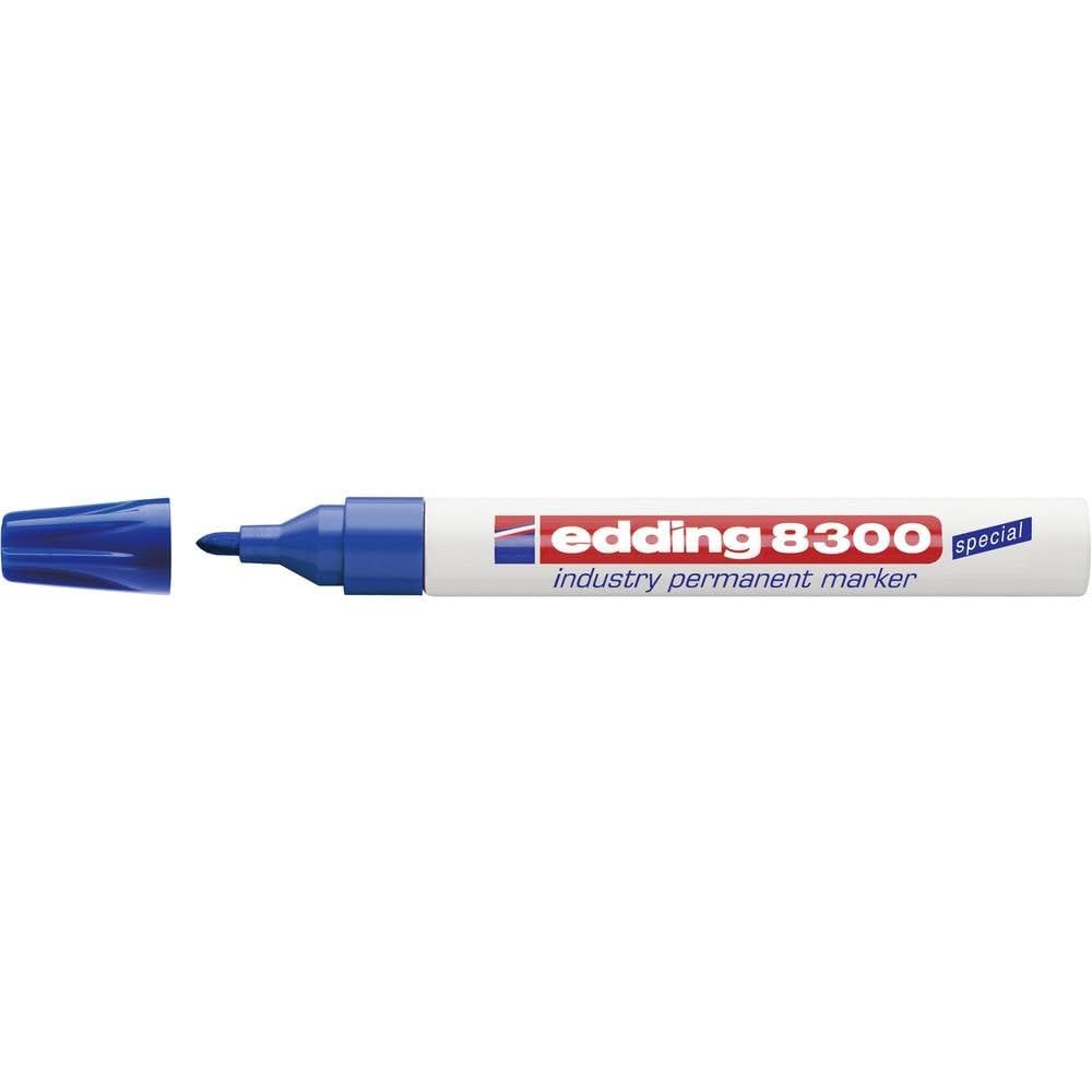 MARCADOR EDDING PERM. INDUSTRIAL ALUMINIO P.CONICA 1.5-3MM AZUL 61-E-8300-03